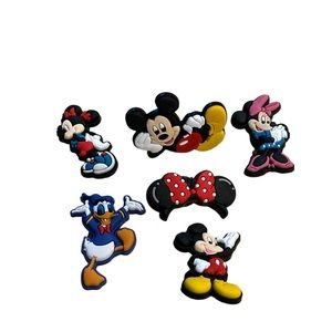 HOST PICK! Disney inspired Mickey Mouse & friends shoe jibitz for crocs (6) -New